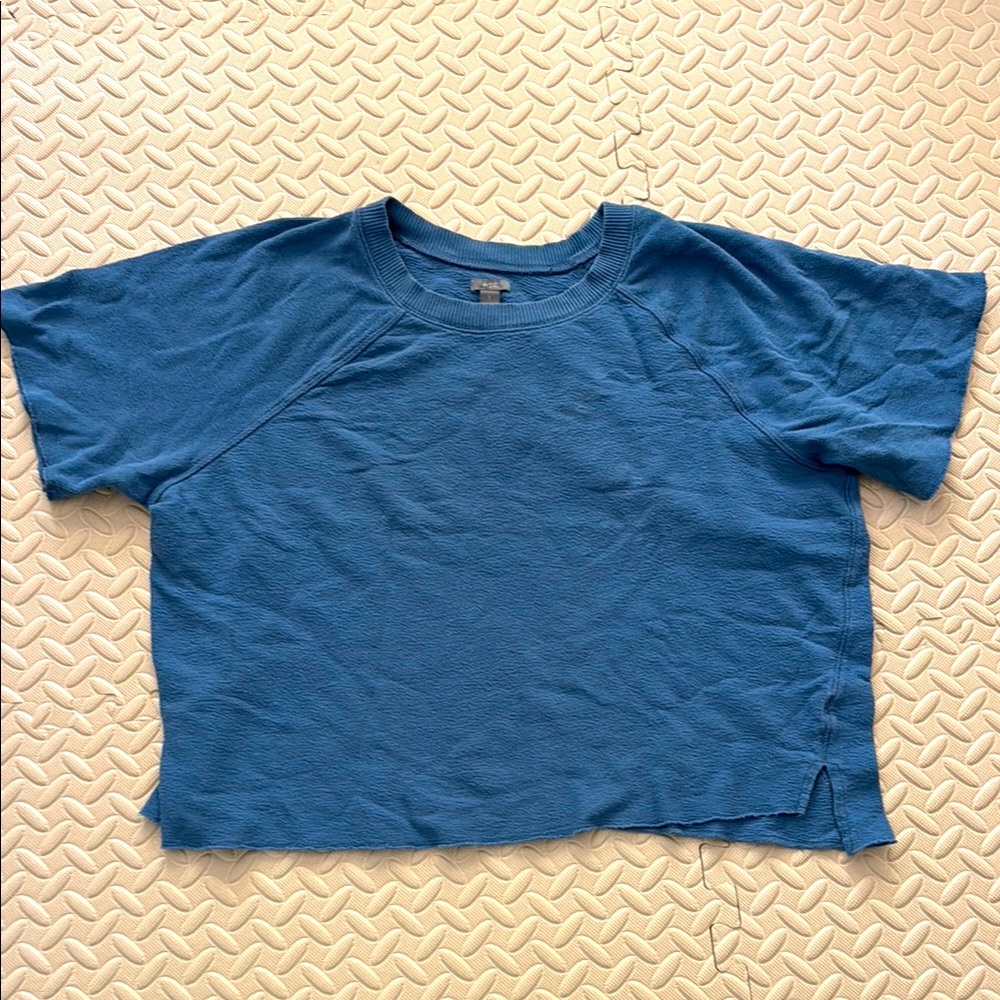 Aerie French Terry Blue Top